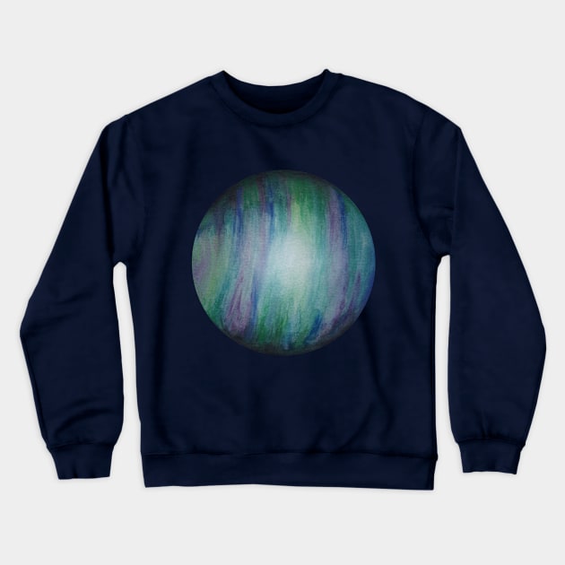 Planet Uranus Crewneck Sweatshirt by drawnexplore